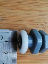 8 roulettes 20 mm pour porte douche coulissante 