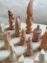 Jeu d'échec en stéatite 