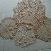 Lot 4 grands napperons entre 40 et 60 cm