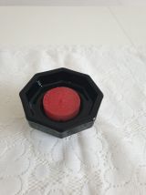 Bougeoir noir octime Arcopal France Vintage années 70