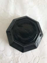 Bougeoir noir octime Arcopal France Vintage années 70