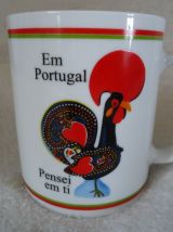 6 Mugs vintage Egypte, Mobil, Porto, 1989,Corse