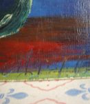 Tableau ancien, composition florale