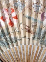 Ancien éventail avec inscription japon 