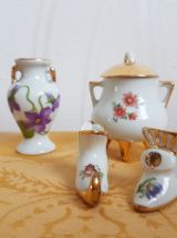 LOT Minatures en porcelaine de Limoges