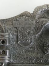 Boucle ceinture Harley Davidson vintage 1991 serre d'aigle