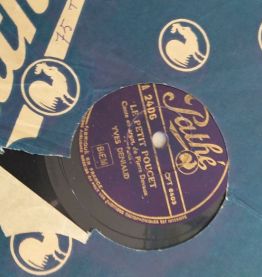 3 disques 78T  - Fables en argot - Le Petit Poucet - Barbe  