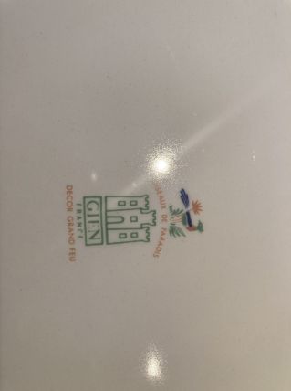 PLAT OVALE GIEN - Decors ANNAM