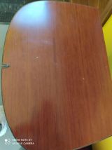 Coiffeuse arrondie en bois de rose