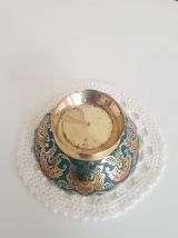coupelle saladier en laiton Vintage Inde années 60's
