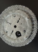 Plafonnier verre en pointes de diamant