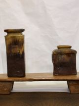 SET DE VASES VINTAGE EN CÉRAMIQUE PAR HEINER BALZAR POUR STE