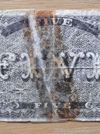 Billet de 5 Dollars US  1861