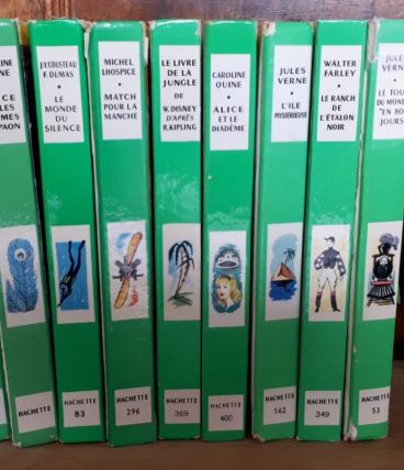 Lot de 11 livres Bibliothèque Verte
