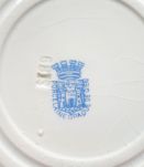 Lot de 5 assiettes parlantes GIEN "le langage des fleurs" 