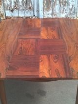 table a rallonge en palissandre scandinave
