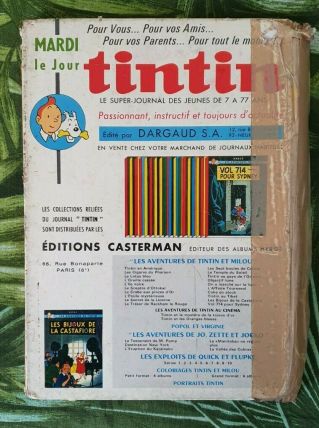 BD ALBUM JOURNAL DE TINTIN N°86 MICHEL VAILLANT DARGAUD 1970