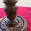 Lampe en bois scultée année 60/70