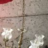 lustre à suspension en laiton