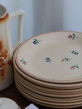 Lot de 10 assiettes