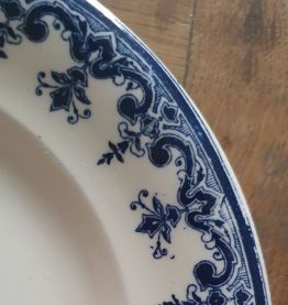 Assiette faïence de Rouen XIXeme