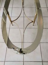 Table basse vintage en laiton