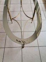 Table basse vintage en laiton