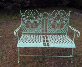 SALON JARDIN EN FONTE