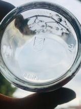6 verres décor oiseaux  signés Reims
