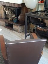 Fauteuil club simili cuir