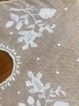 Ancien col dentelle de fillette fin 19ème s.