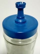 Bocaux pions d'échecs, bocaux de rangement, bleu