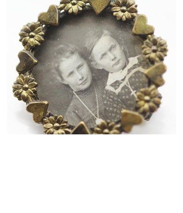 ancienne broche porte photo