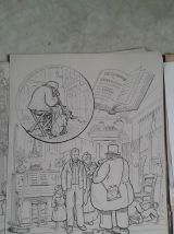 25 dessins originaux  à l’encre de Emile Deshays 