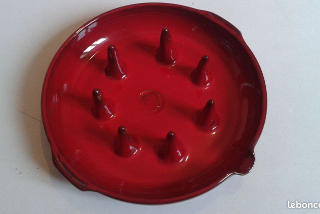 Magnifique plat cuisson cailles et coquelets de la Poterie d