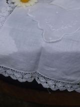3 mouchoirs anciens dentelle et broderie