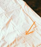 taie d'oreiller ancienne coton  dentelle