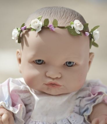 Couronne de fleurs bébé