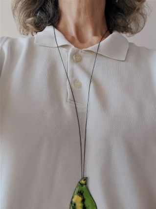 Pendentif émaux -DIY - unique-vintage
