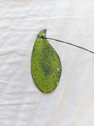 Pendentif émaux -DIY - unique-vintage