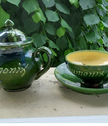 1930-Tasses anciennes Chamonix Edelweiss