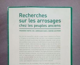Recherches sur les arrosages chez les peuples anciens