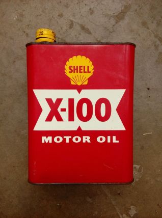 Vieux bidon Shell