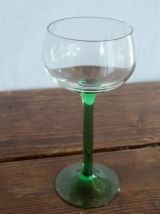 6 verres à vin d'Alsace verres à pied , verres ballon