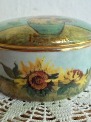 Boîte en porcelaine GOEBEL ARTIS  ORBIS les tournesols