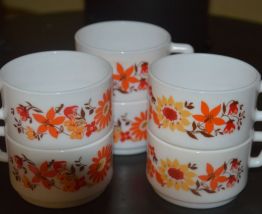 Tasses Arcopal fleurs