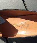 Chaussures vintage, mocassins vintage véritable, bleu marine
