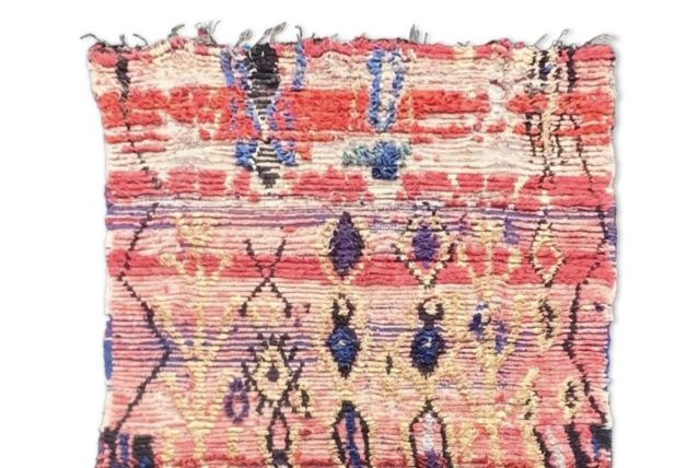 Tapis Berbere Boujaad Vintage 115×165 Cm