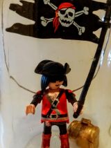 Lampe Playmobil lanterne pirate, veilleuse fibustier