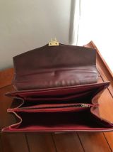 sac à main bordeaux vintage